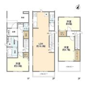 4274さいたま市東大成町3期2棟2号棟の間取り画像