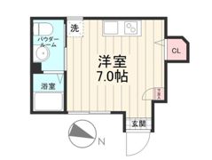 キャスティア目黒柿の木坂の間取り画像