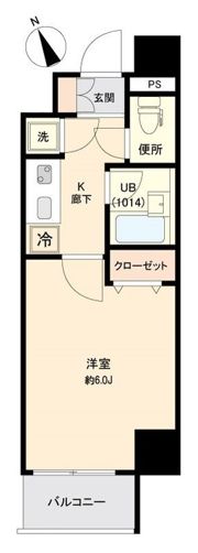 フォレシティ門前仲町の間取り画像