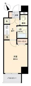 フォレシティ門前仲町の間取り画像