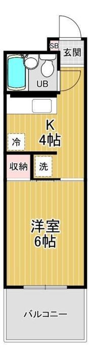 エスエヌハイツの間取り画像