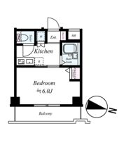リヴシティ新宿弐番館の間取り画像