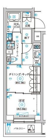 セジョリ中野富士見町の間取り画像