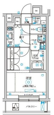 セジョリ中野富士見町の間取り画像
