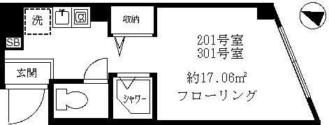 プレシャス方南町の間取り画像