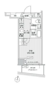 コスモグランス南品川の間取り画像