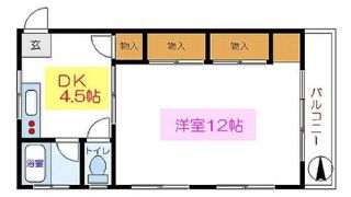 北砂中央ビルの間取り画像