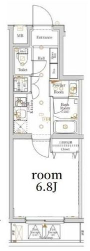 Log西馬込の間取り画像