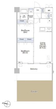 プロシード池上の間取り画像