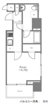 デュアレス麹町オニキスの間取り画像