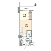 ザ・パークハビオ柿の木坂の間取り画像