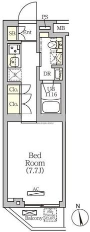 ARKMARK南品川の間取り画像