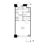 パークキューブ目黒タワーの間取り画像