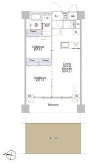 プロシード池上の間取り画像