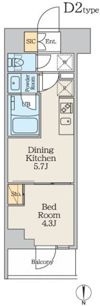 クレストコート本所吾妻橋Northの間取り画像