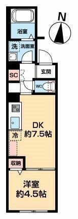 NEXAS EBARAの間取り画像