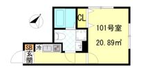 CFジオーレ川崎アネックスの間取り画像