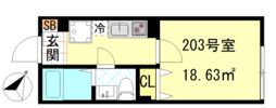 CFジオーレ川崎アネックスの間取り画像