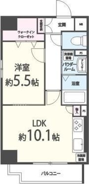 メゾンドソレイユ･シノハラの間取り画像