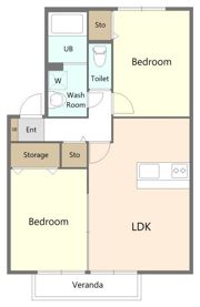 サニーフラットⅠの間取り画像