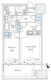 麻布台ヒルズレジデンスB棟の間取り画像
