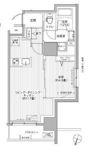 グラン，フォークス神田イーストタワーの間取り画像