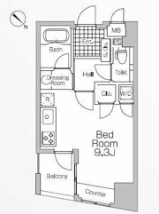 プライムアーバン中目黒Ⅱの間取り画像