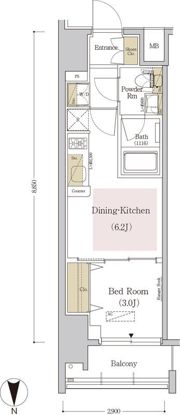 アーバネックス森下Ⅲの間取り画像
