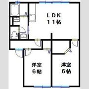 リヴェール大村(借上)の間取り画像