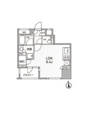 シーズンフラッツ新御徒町の間取り画像