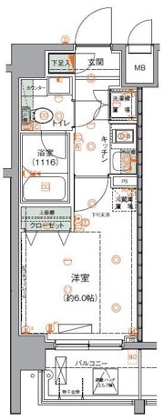 ハーモニーレジデンス羽田WESTの間取り画像