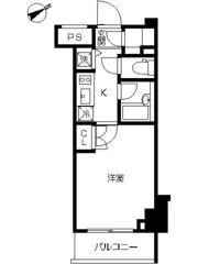 スカイコート品川大崎の間取り画像