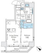 ベルファース人形町の間取り画像