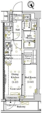 ARKMARK東大井の間取り画像