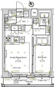 ARKMARK東大井の間取り画像