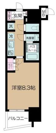 パレステージ上野の間取り画像