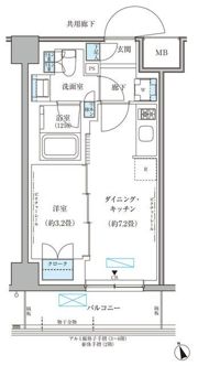 パークアクシス文京本郷の間取り画像