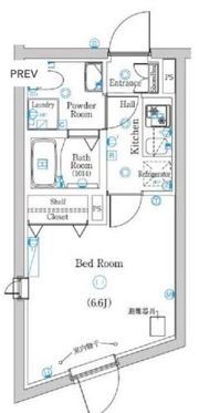 ラフィスタ品川西大井の間取り画像
