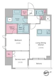 レジディア大森Ⅱの間取り画像