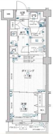 日神デュオステージ大森西の間取り画像