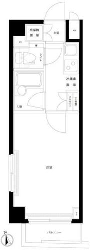 ルーブル西早稲田の間取り画像