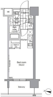 パークハビオ恵比寿の間取り画像