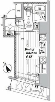 メイクスデザイン品川戸越の間取り画像