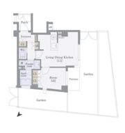 プラーティノ南大井の間取り画像