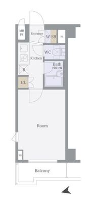 ルーブル大森八番館の間取り画像