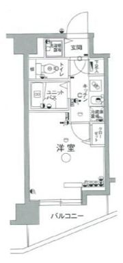 スカイコート後楽園第5の間取り画像