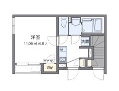 クレイノ白子の間取り画像