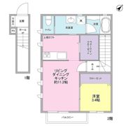 アトール上野毛の間取り画像