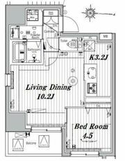 メイクスデザイン入谷Ⅱの間取り画像