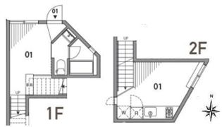 中野薫木荘の間取り画像